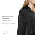 thumbnail image 4 of Express Women's Satin V-Neck Shirt, 4 of 6