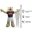 thumbnail image 4 of Logo Brands Mississippi State Bulldogs 7' Team Inflatable, 4 of 6
