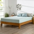 thumbnail image 1 of Zinus Night Therapy Rustic Oak Deluxe Solid Wood Platform Bed, Assorted Sizes, 1 of 6