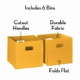 thumbnail image 3 of RiverRidge Folding Bins Cube Storage Cubbies, Set of 6 Playroom Organizers, 3 of 6