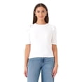 thumbnail image 1 of Rebecca Minkoff Women's Puff Sleeve Top, 1 of 8