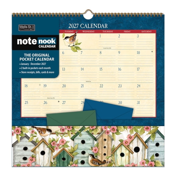 2027 Heart & Home Note Nook Calendar by Susan Winget