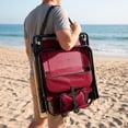 thumbnail image 3 of Logo Brands Arkansas Razorbacks Reclining Beach Chair, 3 of 6