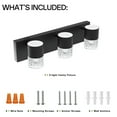 thumbnail image 7 of Cedar Hill 3-Light LED Bathroom Vanity Light, Matte Black, 7 of 8