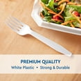 thumbnail image 4 of Member's Mark White Plastic Forks, Heavyweight 600 ct., 4 of 6