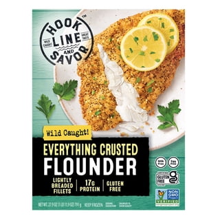 Hook Line and Savor Everything Crusted Flounder, Frozen, 27.9 oz.