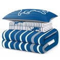 thumbnail image 2 of Logo Brands Detroit Lions Twin/Twin XL Bed-In-A-Bag Set, 2 of 5