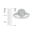 thumbnail image 3 of 0.50 CT. T.W. Halo Diamond Ring in 14K Gold, 3 of 6