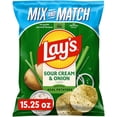 thumbnail image 1 of Lay's Sour Cream & Onion Potato Chips, 15.25 oz., 1 of 6