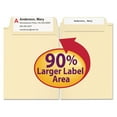thumbnail image 3 of Smead 1/3 Cut Assorted Positions SuperTab Heavyweight File Folders, Manila Letter, 50ct., 3 of 7