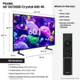 thumbnail image 3 of SAMSUNG 60" Class DU7200 Series 4K Smart TV, 3 of 16