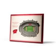 thumbnail image 1 of YouTheFan Wisconsin Badgers 17"x13" 3D 5 Layer Stadium View Wall Art, 1 of 5