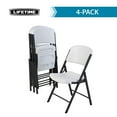 thumbnail image 2 of Lifetime Commercial Grade Contoured Folding Chair, Assorted Colors 4 Pack, 2 of 12