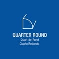 thumbnail image 2 of QuickStep by Mohawk Quarter Round Molding, White, 2 of 4