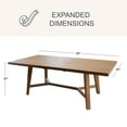 thumbnail image 5 of details by Becki Owens Ren 7-Piece Expandable Dining Set, 5 of 12