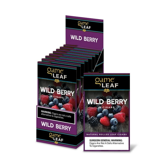 GAME LEAF 5 FOR 2.99 WILD BERRY 8CT