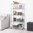 thumbnail image 6 of Seville Classics 5-Tier Steel Wire Shelving, 30" x 14" x 60" H, 6 of 9