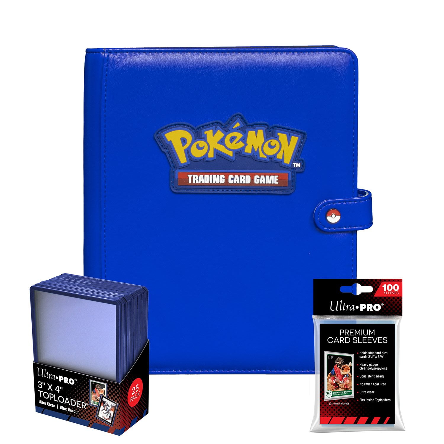 Pokemon Snap Binder and Card Protection Bundle by Ultra Pro
