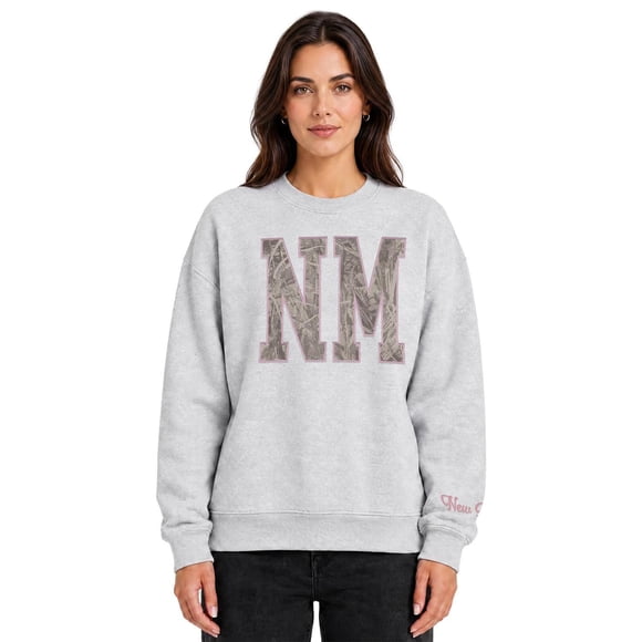 State of Mine Women's Camo Letters State Sweatshirt