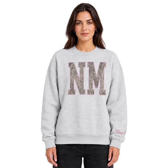 State of Mine Women's Camo Letters State Sweatshirt