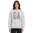 thumbnail image 1 of State of Mine Women's Camo Letters State Sweatshirt, 1 of 6