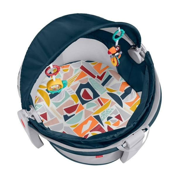 Fisher-Price On-the-Go Baby Dome with Colorful Toys, Unisex