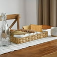 thumbnail image 6 of We Think Storage Resin Rattan Storage Bin with Handle, Set of 3, 6 of 16