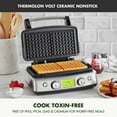 thumbnail image 2 of GreenPan Elite Ceramic Nonstick 2-Square Waffle Maker (Choose Color), 2 of 8
