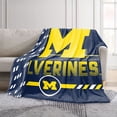 thumbnail image 2 of Logo Brands Michigan Wolverines 60"x70" Super Plush Blanket, 2 of 7