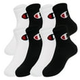 thumbnail image 1 of Champion Kids 8-Pack Quarter Sock, 1 of 4