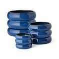 thumbnail image 2 of Member's Mark Bubble Ceramic Planter & Saucer, Set of 3, 2 of 2