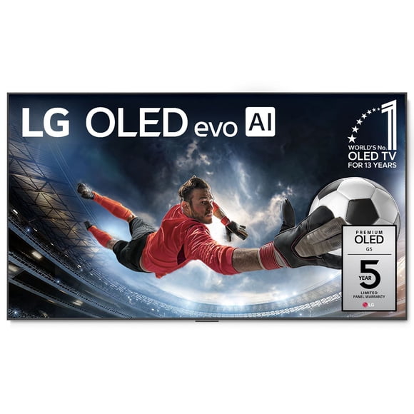 LG 65” Class G5 Series OLED evo AI Smart TV
