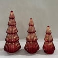 thumbnail image 2 of Member's Mark Rotating Pre-Lit Shimmering Glass Trees, Set of 3, 2 of 3
