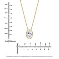 thumbnail image 3 of Lab Created Diamond Pendant in 14K Gold, 3 of 6