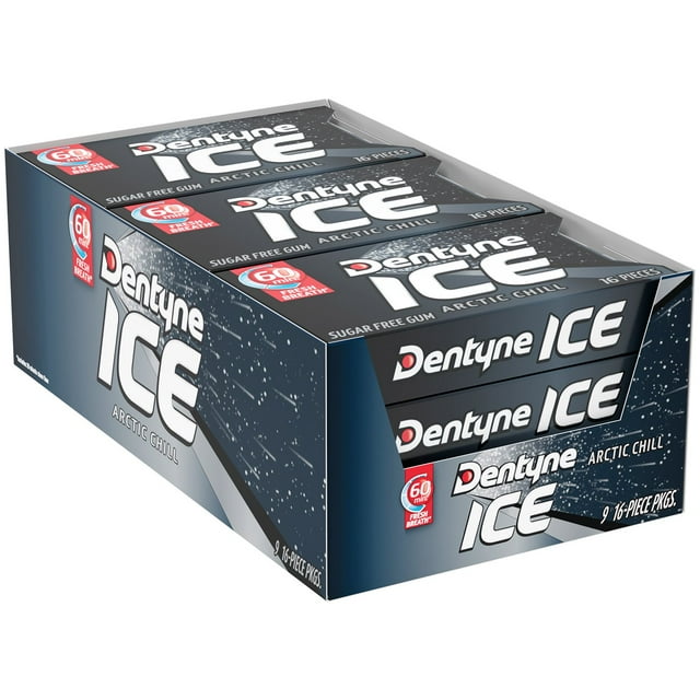 Dentyne Ice Arctic Chill Sugar Free Gum,16 pcs., 9 pk.