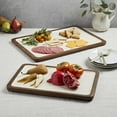 thumbnail image 3 of Member's Mark Set of 2 Mango Wood Rectangular Serving Trays, 3 of 11