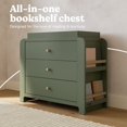 thumbnail image 3 of Graco Read-with-Me 3 Drawer Chest with Bookshelves and Removable Changing Topper, Choose Color, 3 of 9