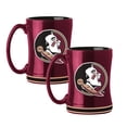thumbnail image 1 of Logo Brands Florida State Seminoles 14oz Relief Mug Set, 1 of 5