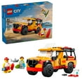 thumbnail image 1 of LEGO City Lifeguard Beach Rescue Truck Building Toy, 214 pcs., 1 of 6