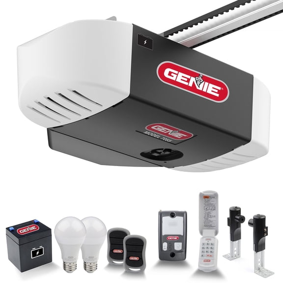 Genie Ultra-Quiet 1-1/4 HPc Belt Drive Garage Door Opener with Battery Backup