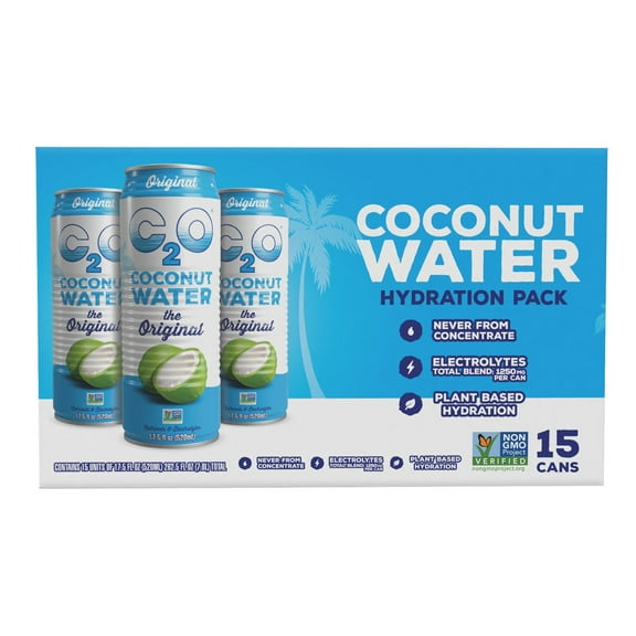 C2O Coconut Water, 17.5 fl. oz., 15 pk.