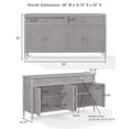 thumbnail image 17 of Crosley Furniture Amara Sideboard Cabinet, 17 of 17