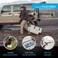 thumbnail image 4 of Lifetime 65 Quart High Performance Cooler with Wheels, 4 of 10