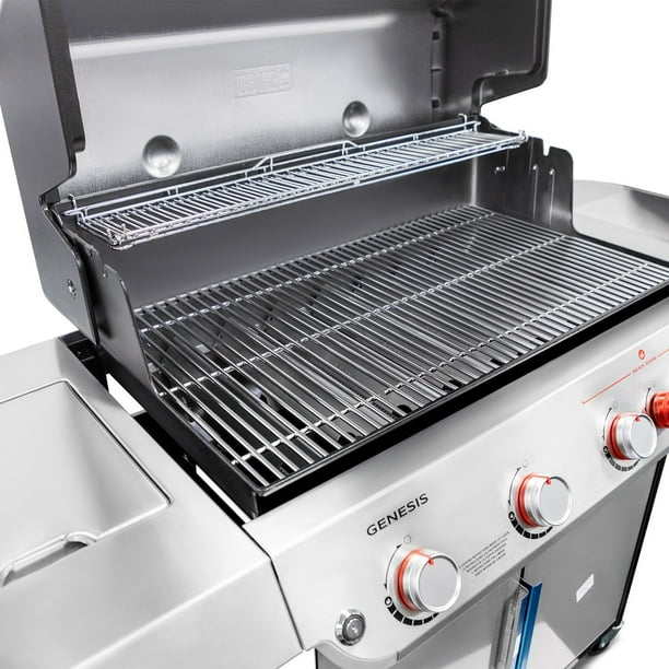 Weber Genesis E-435 4-Burner Liquid Propane Gas Grill, Steel