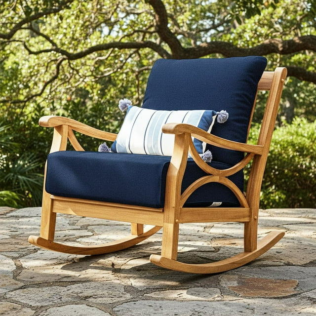 Cambridge Casual Catalina Teak Deep Seating Rocker