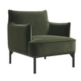 thumbnail image 3 of Gatsby Modern Stain-Resistant Velvet Accent Chair, Assorted Colors, 3 of 14