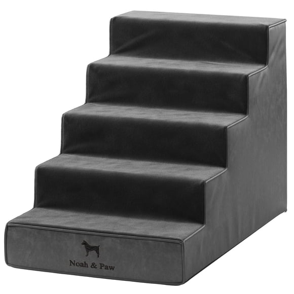 NOAH & PAW 3-5 Step Dog Stairs, Designed for Small-Medium Breeds