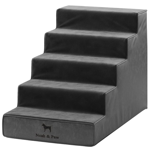 NOAH & PAW 3-5 Step Dog Stairs, Designed for Small-Medium Breeds