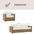 thumbnail image 4 of details by Becki Owens, Mariposa Outdoor 4-Piece Patio Seating Set with Sunbrella Fabric, 4 of 18