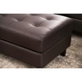thumbnail image 5 of Claire Leather Reversible Sectional and Ottoman, Assorted Colors, 5 of 14
